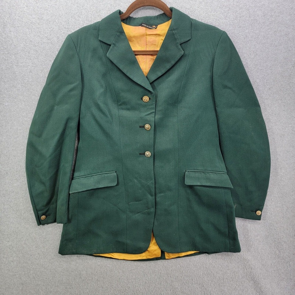 Vintage Pytchley of England green Equestrian Blazer Jacket m/l